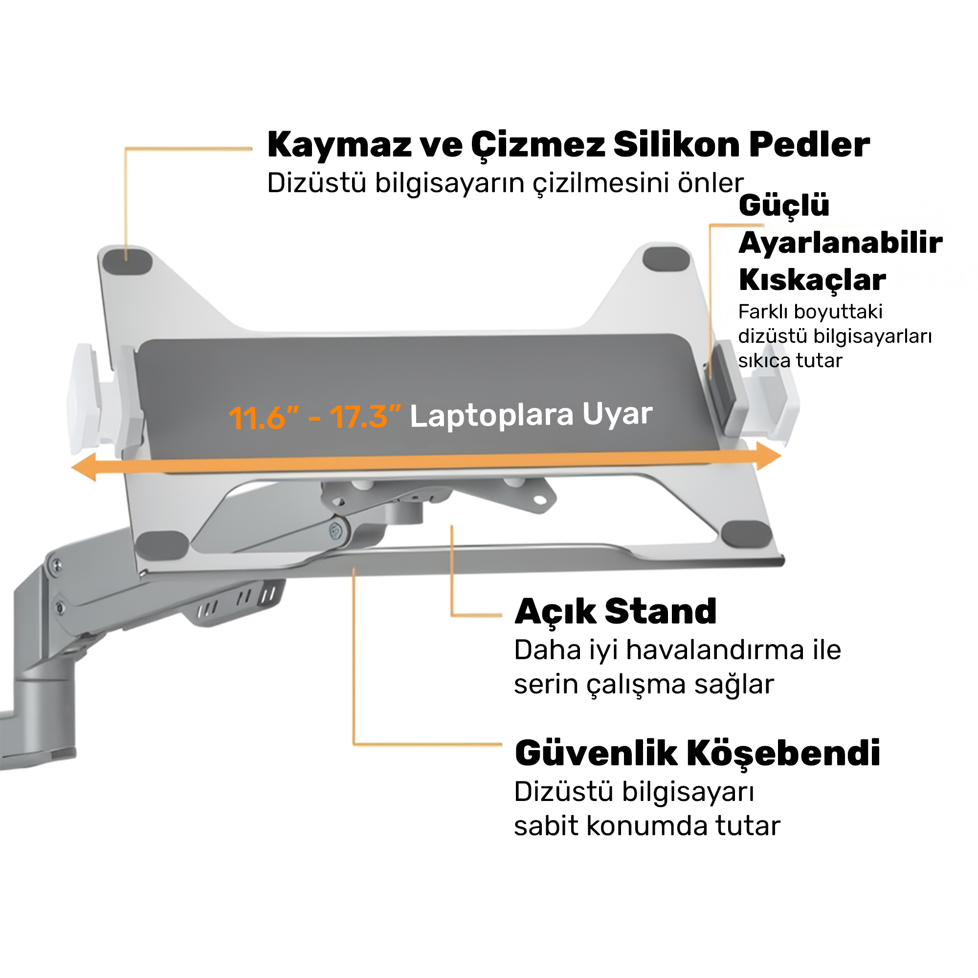 NPO STD49024 Monitör Kolu