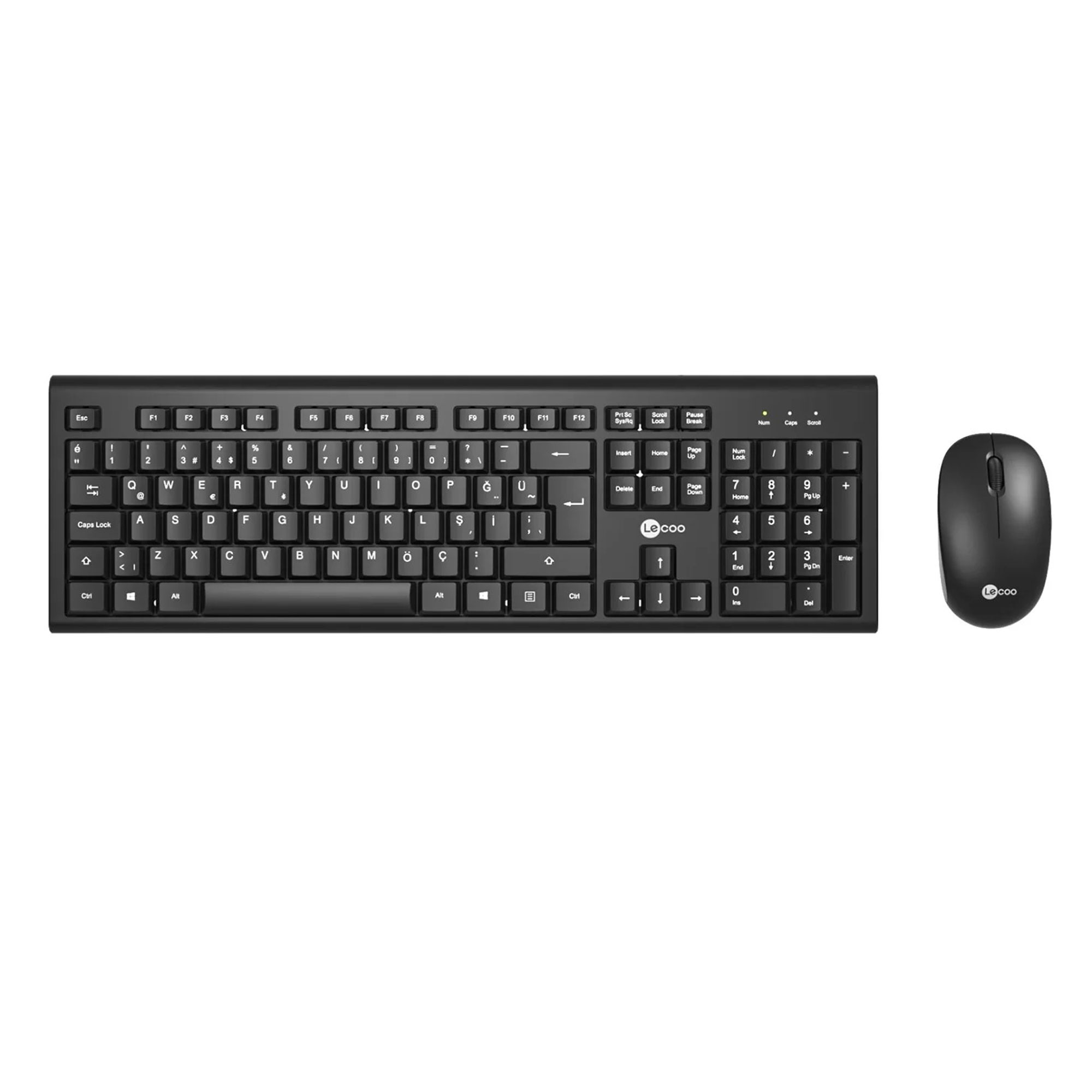 Lenovo Lecoo KW200 Kablosuz Klavye Mouse Seti