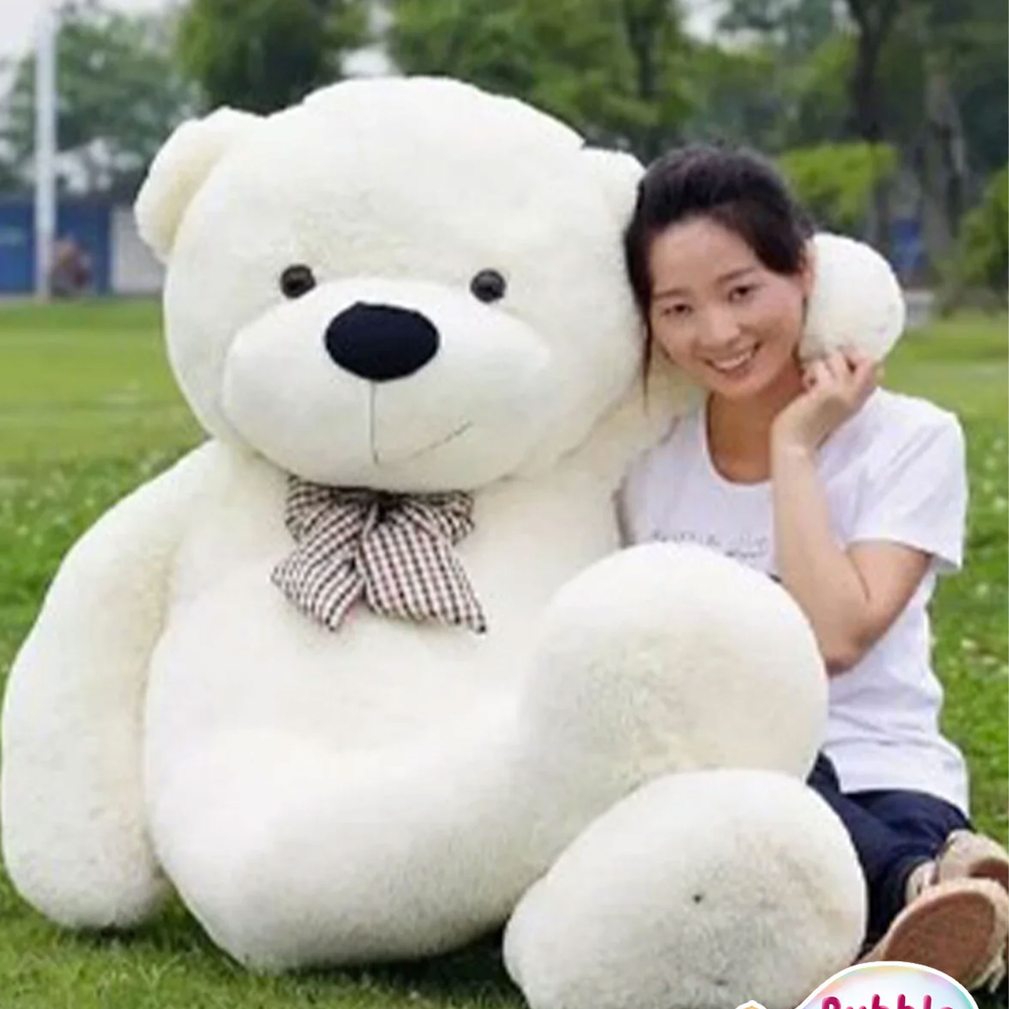 Bubblebear 120 cm Papyonlu Peluş Ayıcık