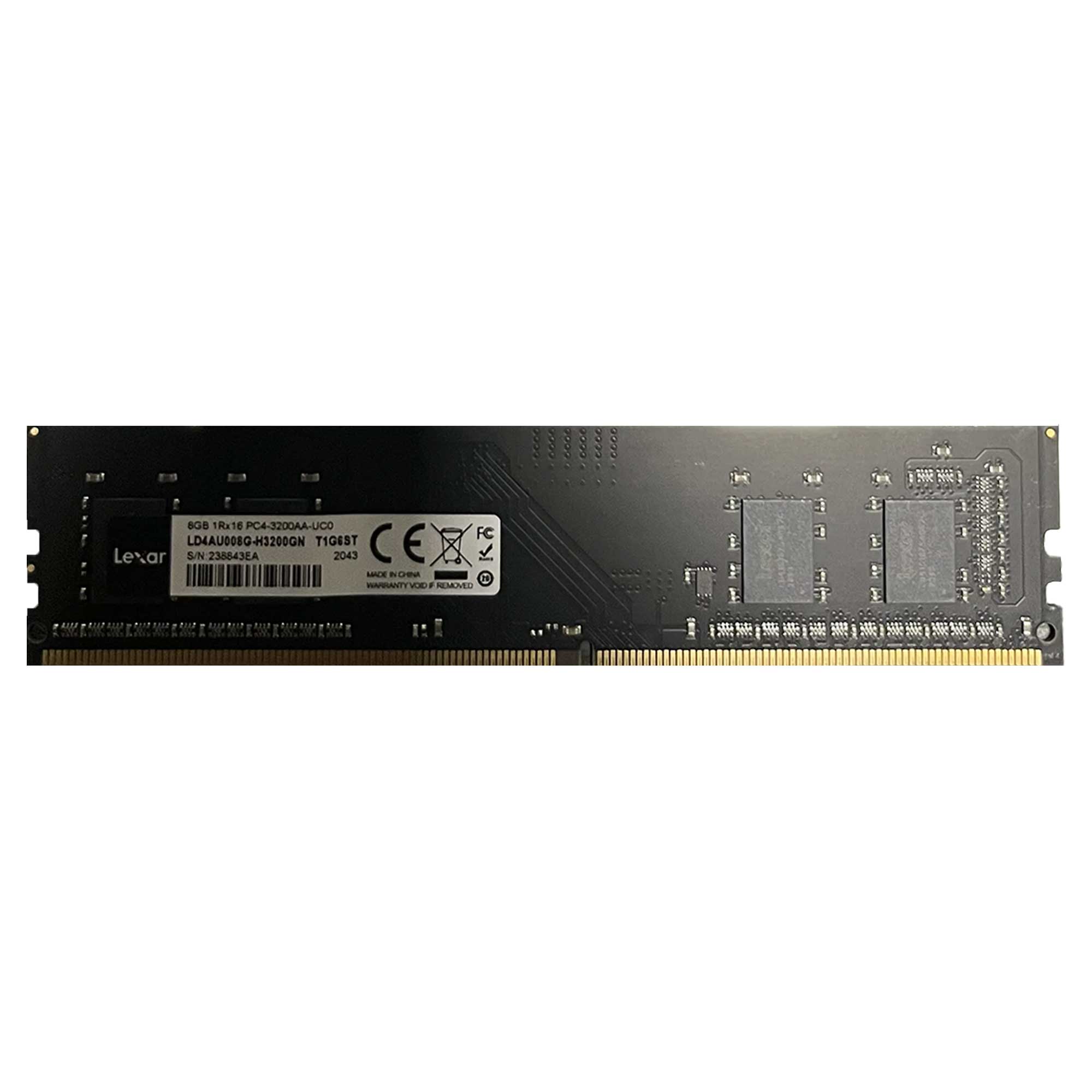 Lexar LD4AU008G-H3200GN 8GB DDR4 3200MHz Masaüstü Bellek