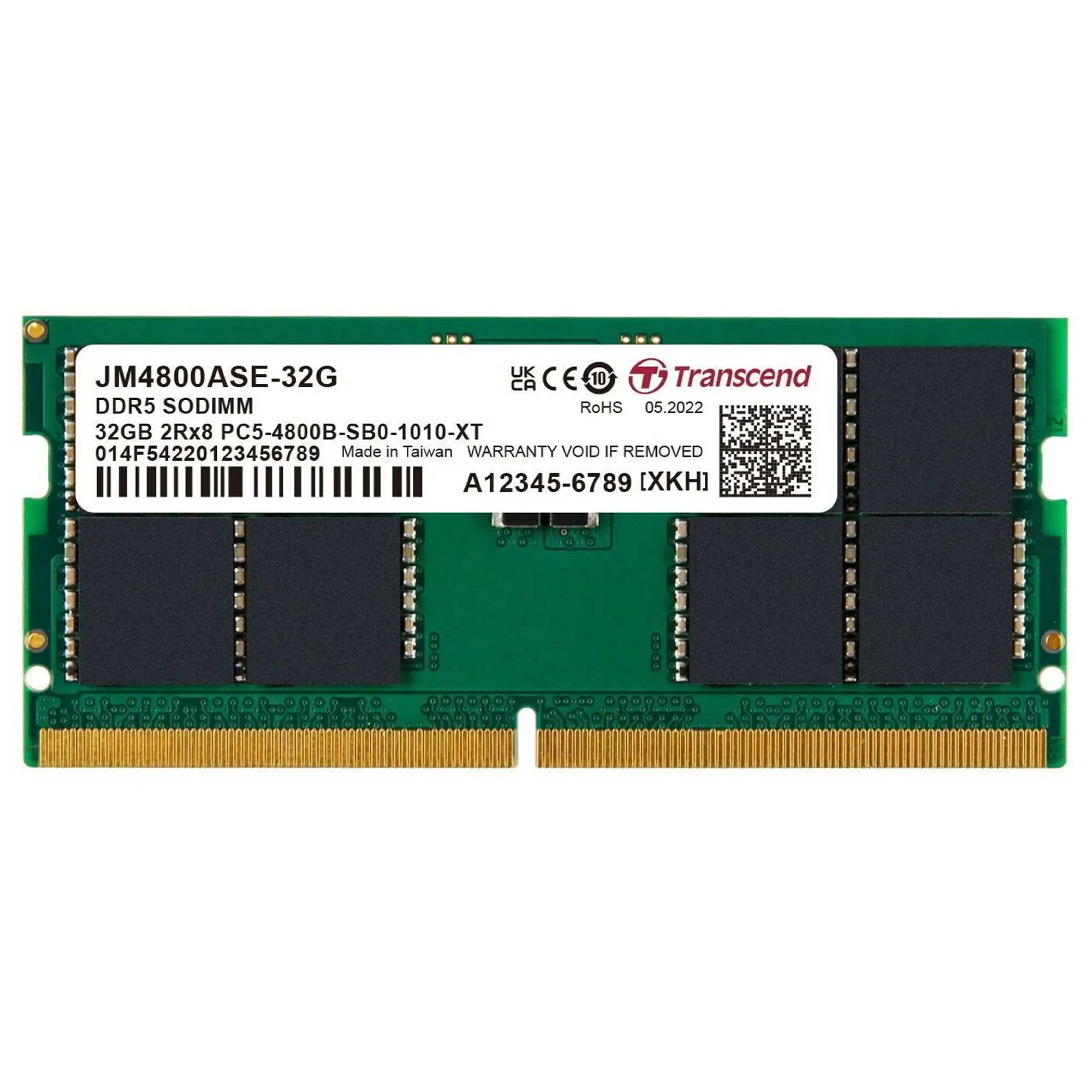 Transcend JM4800ALE-32G 32GB DDR5 4800MHz Masaüstü Bellek